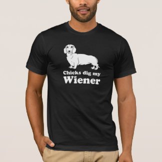Küken graben meine Dackel T-Shirt
