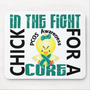 Küken im Kampf PCOS Mousepad