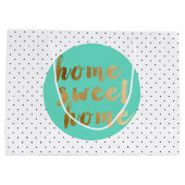 Küken-ImitatgoldZuhause-süßes Große Geschenktüte (Rückseite)