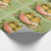 Küken in der Eierschale Geschenkpapier (Ecke)