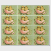 Küken in der Eierschale Geschenkpapier (Flach)