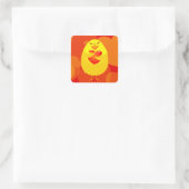 Küken in Liebe, Aufkleber (Tasche)