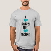 Küken Luv Techno T-Shirt (Vorderseite)