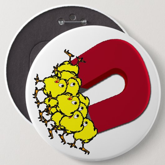 Küken-Magnet Button (Vorne & Hinten)