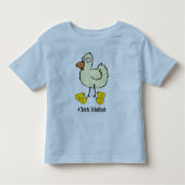 Küken-Magnet-Henne-und Küken-Cartoon-Zeichnen Kleinkind T-shirt (Vorderseite)