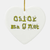 Küken-Magnet Keramikornament (Hinten)