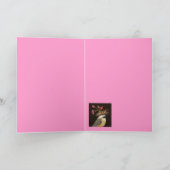 Küken mit Beerenkarte Karte (Innenseite)