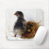 Küken mit Nest Mousepad (Mit Mouse)