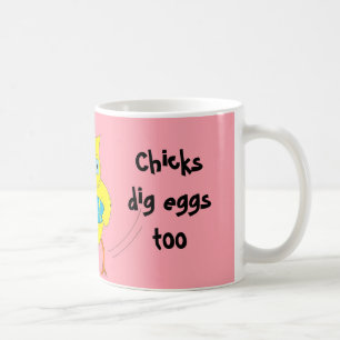 Küken mögen Eier auch Kaffeetasse