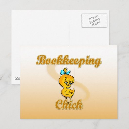 Küken Postkarte (Vorne/Hinten)