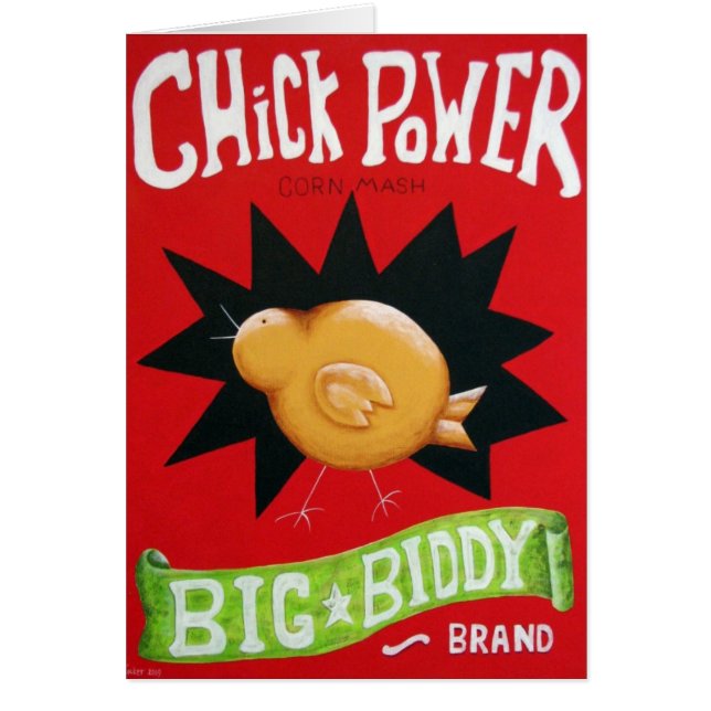 Küken-Power-Karte (Vorne)