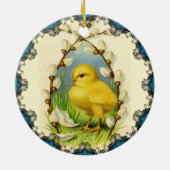 Küken-Schmuck Keramikornament (Hinten)