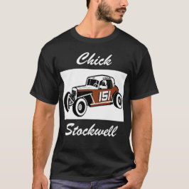 Küken Stockwell alter Zeit-Rennwagen Racearena T-Shirt