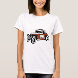 Küken Stockwell alter Zeit-Rennwagen Racearena T-Shirt