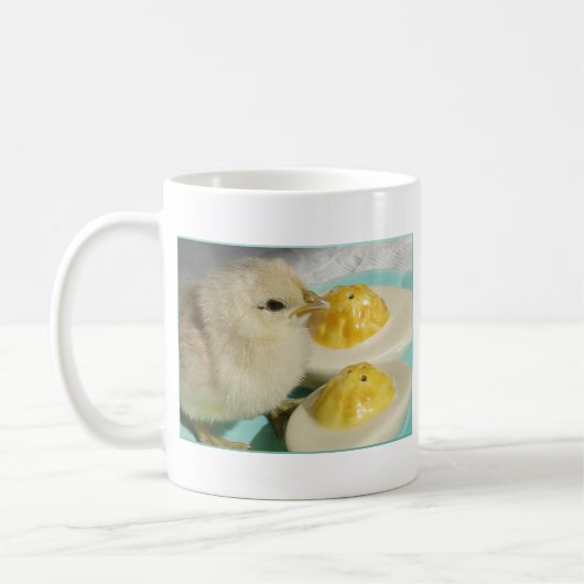 Küken und ausgewachsene Eier 2 Kaffeetasse (Links)