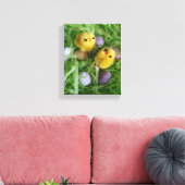 Küken und Eier Leinwanddruck (Insitu (Wohnzimmer))