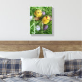 Küken und Eier Leinwanddruck (Insitu (Schlafzimmer))