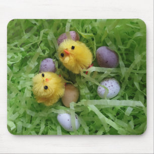 Küken und Eier Mousepad