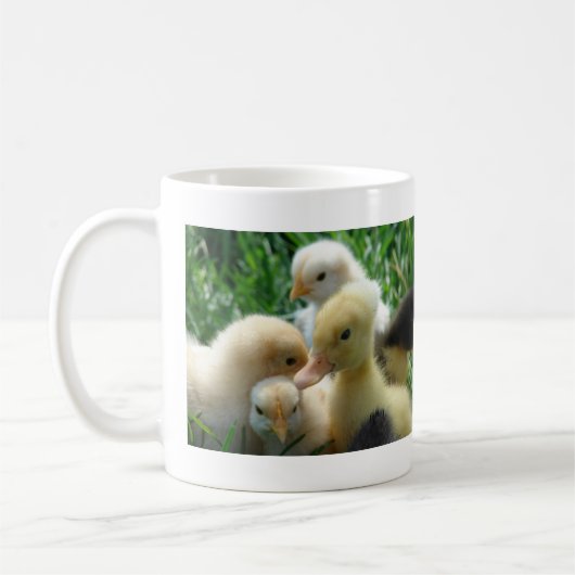 Küken und Enkeln Kaffeetasse (Links)
