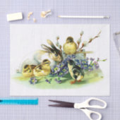 Küken und Häschen Seidenpapier (Handwerk)