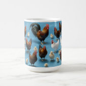 Küken- und Junghahngruppe Kaffeetasse (Mittel)