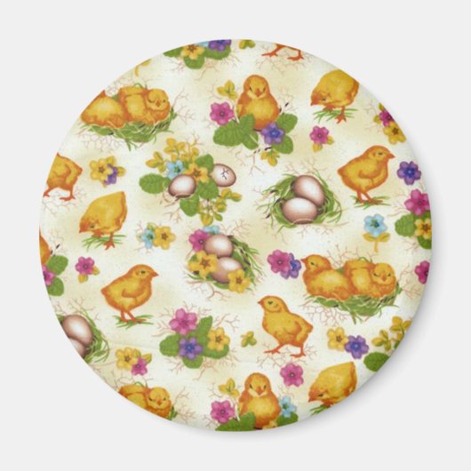 Küken und Ostereier Magnet (Vorne)