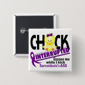 Küken unterbrach Sarkoidosis 2 Button (Vorne & Hinten)