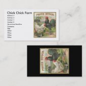 Küken Visitenkarte (Vorne/Hinten)