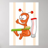 Kukie und Zahnbürste 3 Poster (Vorne)