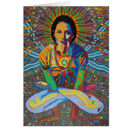 kukkutasana 2009 as greeting card karte