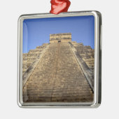 Kukulcan-Tempel oder Castillo-Burg) in 2 Silbernes Ornament (Links)