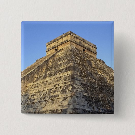 Kukulcan Tempel oder Castillo Burg) in Button (Vorderseite)