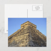 Kukulcan-Tempel oder Castillo-Burg) in Postkarte (Vorne/Hinten)