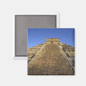 Kukulcan-Tempel oder Castillo-Schloss) in 2 Magnet (Vorderseite/Rückseite)