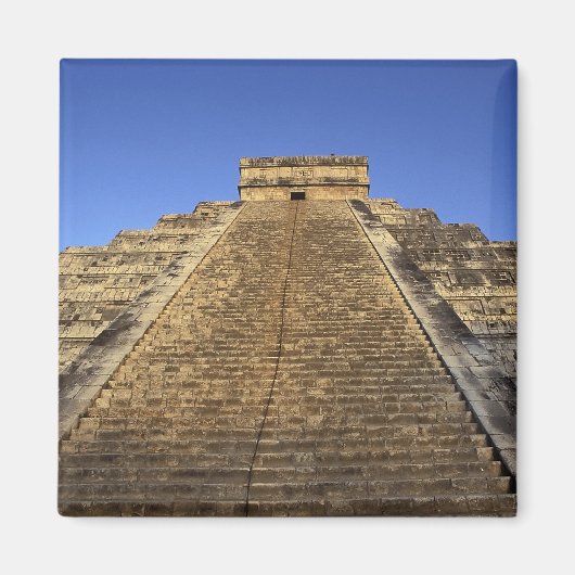Kukulcan-Tempel oder Castillo-Schloss) in 2 Magnet (Vorne)