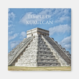 Kukulcán-Tempel, Pyramid, Chichen Itza, Mexiko Magnet