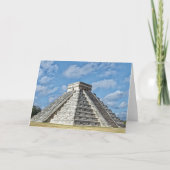 Kukulcán-Tempel, Pyramide, Chichen Itza, Mexiko Karte (Vorderseite)
