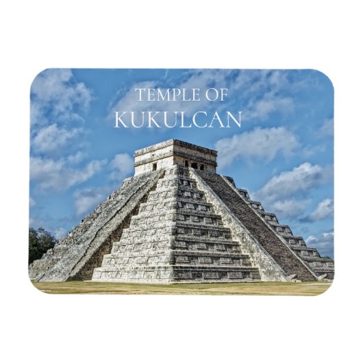 Kukulcán-Tempel, Pyramide, Chichen Itza, Mexiko Magnet (Horizontal)