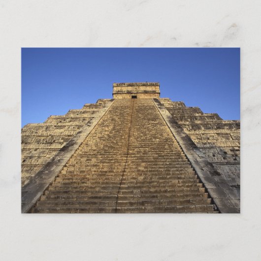 Kukulcan Temple oder Castillo Castle) in 2 Postkarte (Vorderseite)