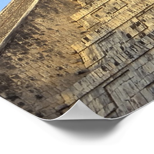 Kukulcan Temple oder Castillo Castle) in Poster (Ecke)