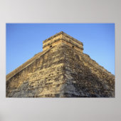 Kukulcan Temple oder Castillo Castle) in Poster (Vorne)