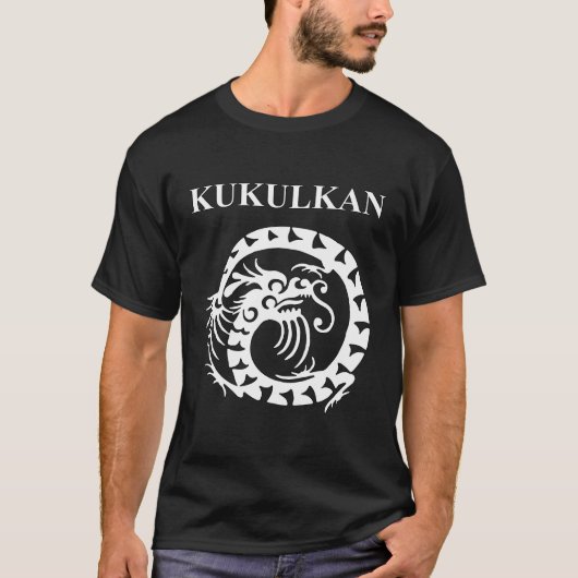 Kukulkan Ancient Mayan Serpent Gott T-Shirt (Vorderseite)