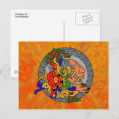 Kukulkan Postkarte (Vorne/Hinten)