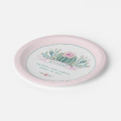 Kukusenkindtaufe-Papierplatten Pappteller (Schrägansicht)