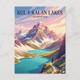 Kul-i-Kalan-Seen-Wanderweg Tadschikistan Postkarte