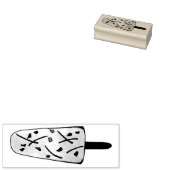 Kulfi Qulfi Indian Food Ice Cream Frozen Nachtisch Gummistempel (Stempel)