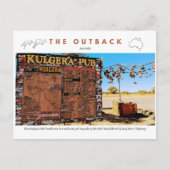 Kulgera Roadhouse Sign Postkarte (Vorderseite)