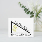 kulinarisch infiziert postkarte (Stehend Vorderseite)