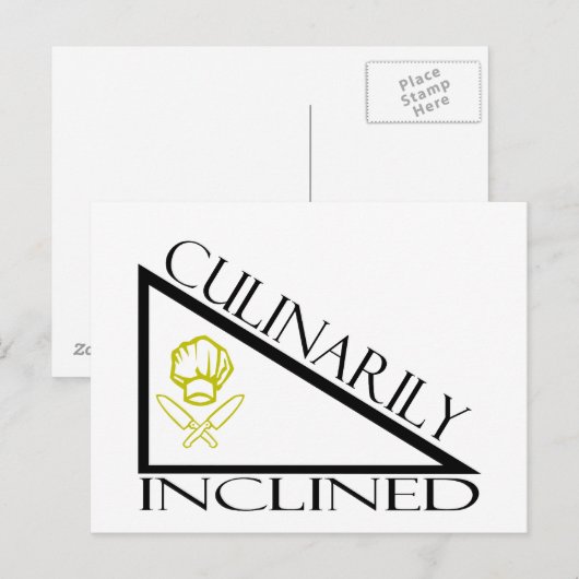 kulinarisch infiziert postkarte (Vorne/Hinten)