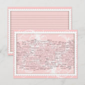 Kulinarische Begriffe Word Cloud Recipe Karten (Vorne/Hinten)